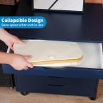 Efluky Slim Laundry Basket with Lid and Bag