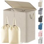 Lifewit Double Laundry Hamper with Removable Bags