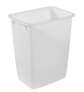 Rubbermaid 9 Gallon Small Trash Can - White