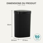 13 Gallon Touchless Trash Can with Lid
