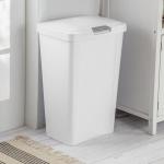 Sterilite 13 Gallon White Touch Can