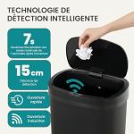 13 Gallon Touchless Trash Can with Lid