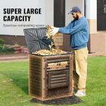 VEVOR 80 Gallon Garden Compost Bin with Lid
