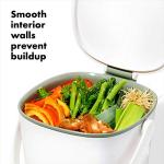 OXO Good Grips Easy-Clean Compost Bin, White