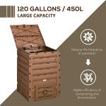 Outsunny 120 Gallon Garden Compost Bin