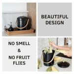 Smell-Proof Kitchen Compost Bin - Easy to Clean