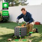 3-Layer Worm Composter Bin for Recycling Waste