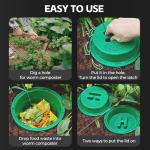 XIAN 2-Pack Inground Worm Compost Bin 8L