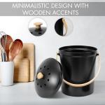 Smell-Proof Kitchen Compost Bin - Easy to Clean