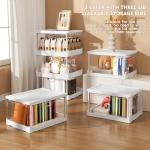 Clear Storage Bins with Lids - 3 Pack