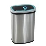 Touchless 13 Gallon Stainless Steel Trash Bin