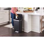 Rubbermaid Step-On Trash Can 12.4 Gallon Charcoal