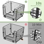 Stackable Wire Storage Basket for Kitchen Pantry