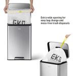 EKO Madison 50L Step Trash Can - Fingerprint Proof
