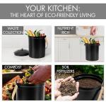 Smell-Proof Kitchen Compost Bin - Easy to Clean