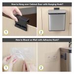 Stainless Steel Kitchen Compost Bin with Removable Bucket