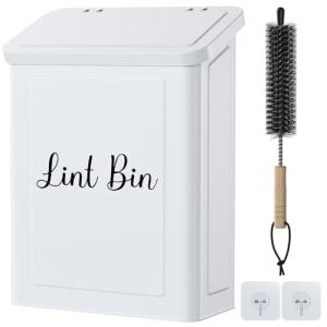 OUTWOLF Wall Mounted Magnetic Lint Bin for Laundry