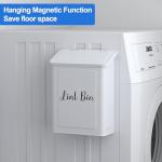 OUTWOLF Wall Mounted Magnetic Lint Bin for Laundry