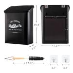 MONJITA Wall-Mounted Magnetic Lint Bin - Black