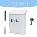 Moda Magnetic Laundry Lint Bin with Hook