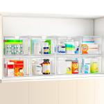 6-Pack Stackable Acrylic Storage Drawers for Home