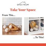 Medium Gray Wire Scoop Basket for Kitchen Storage