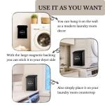 MONJITA Wall-Mounted Magnetic Lint Bin - Black