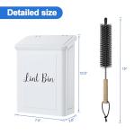 OUTWOLF Wall Mounted Magnetic Lint Bin for Laundry