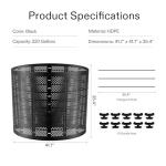 VIVOSUN 220 Gallon Expandable Outdoor Compost Bin