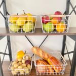 Evelots Pack of 6 Wire Storage Baskets