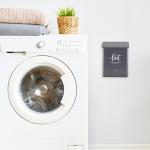 Magnetic Lint Bin with Brush for Laundry Room