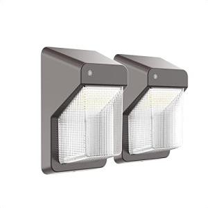 TIERONE LED Wall Pack Light with Photocell - 2 Pack