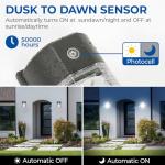 26W LED Wall Pack Light with Dusk to Dawn Sensor