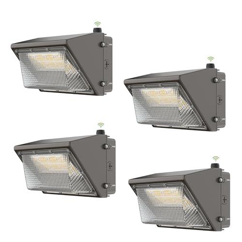 TIERONE 50W LED Wall Pack Light - 4 Pack