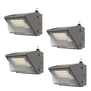 TIERONE 50W LED Wall Pack Light - 4 Pack
