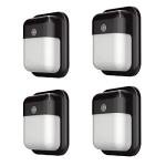 TIERONE Modern LED Security Wall Light 4 Pack