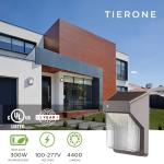 TIERONE 40W LED Wall Pack Light - Dusk-to-Dawn