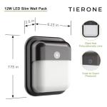 TIERONE Modern LED Security Wall Light 4 Pack