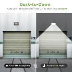 TIERONE 50W LED Wall Pack Light - 4 Pack