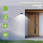TIERONE Modern LED Security Wall Light 4 Pack