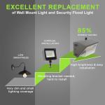 TIERONE 50W LED Wall Pack Light - 4 Pack