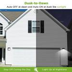 TIERONE Modern LED Security Wall Light 4 Pack