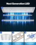 Sunco 2x4 FT Dimmable LED Troffer Light Pack