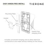 TIERONE 40W LED Wall Pack Light - Dusk-to-Dawn