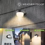 TIERONE LED Wall Pack Light with Photocell - 4 Pack