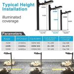 240W Parking Lot LED Lights with Smart Photocell
