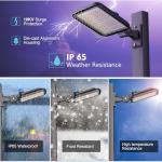 240W Parking Lot LED Lights with Smart Photocell