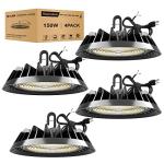 150W UFO LED High Bay Light - 4 Pack