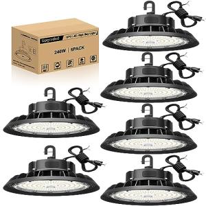 240W LED High Bay Light 6-Pack 36,000LM