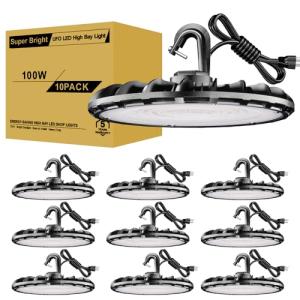 100W UFO LED High Bay Light 10-Pack